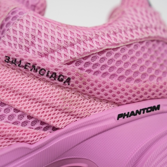 size 38 EU / 8 US Balenciaga Phantom Sneakers Pink Mesh - Picture 13 of 16